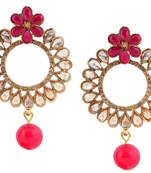 Pink Diamond Earrings