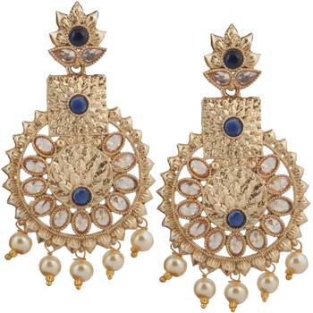 Blue Pearl Earrings 1