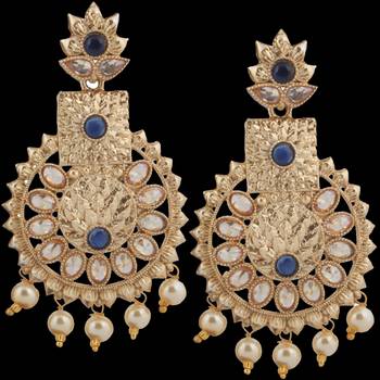Blue Pearl Earrings 2