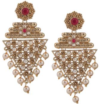 Pink Pearl Earrings 1