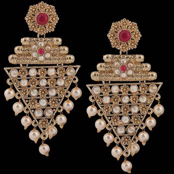 Pink Pearl Earrings 2