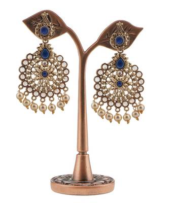 Blue Pearl Earrings 3
