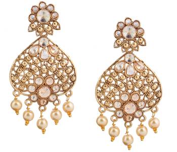 Brown Pearl Earrings 1