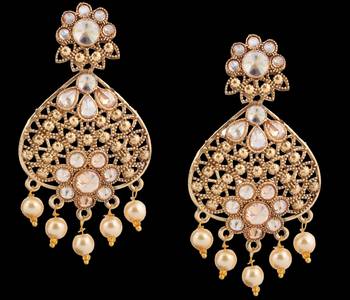 Brown Pearl Earrings 2