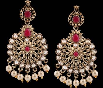 Pink Pearl Earrings 2