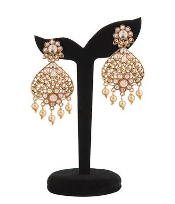 Brown Pearl Earrings 3