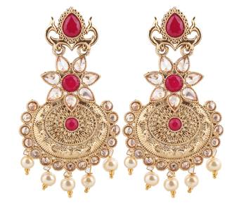Pink Pearl Earrings 1