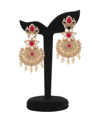Pink Pearl Earrings 3