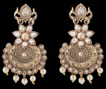 Brown Pearl Earrings 2