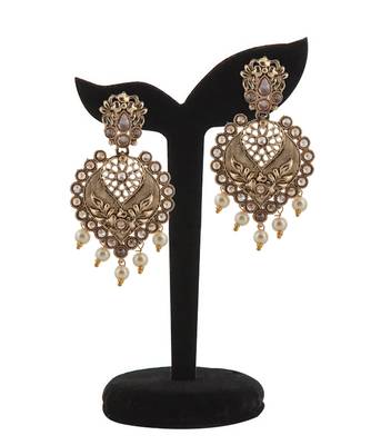 Brown Pearl Earrings 3