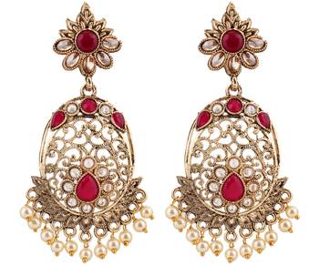 Pink Pearl Earrings 1