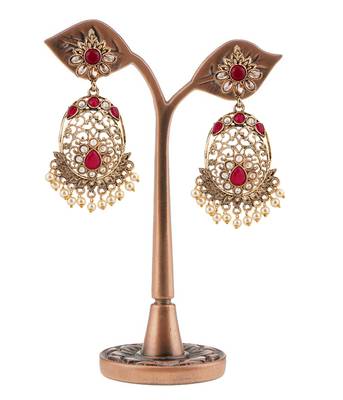 Pink Pearl Earrings 3