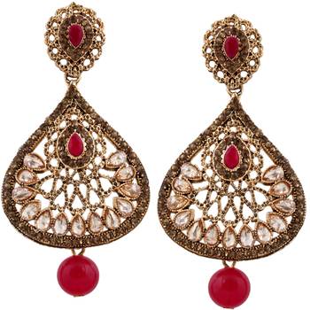 Pink Pearl Earrings 1