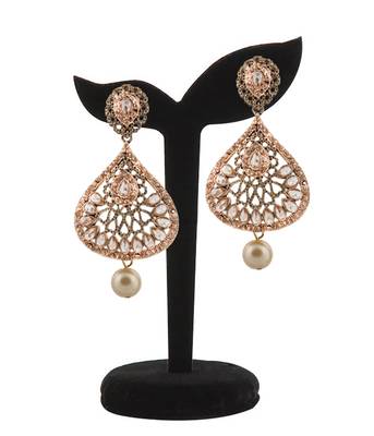 Brown Pearl Earrings 3