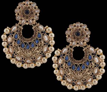 Blue Pearl Earrings 2