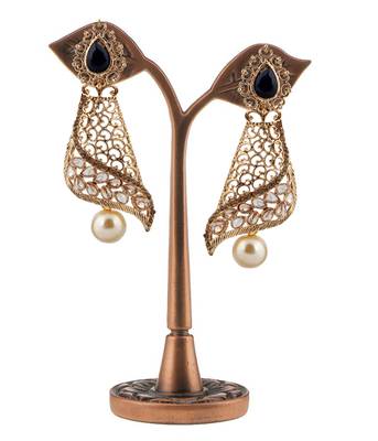 Blue Pearl Earrings 3