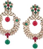 Green Pearl Earrings