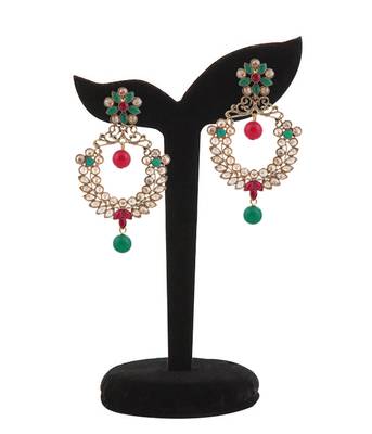 Green Pearl Earrings 3