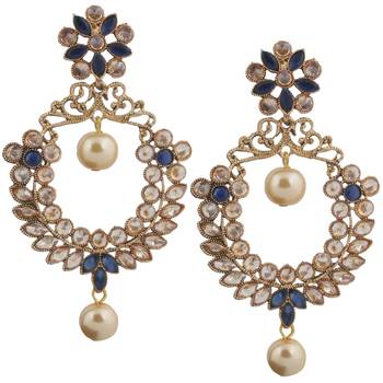 Blue Pearl Earrings 1