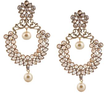 Brown Pearl Earrings 1