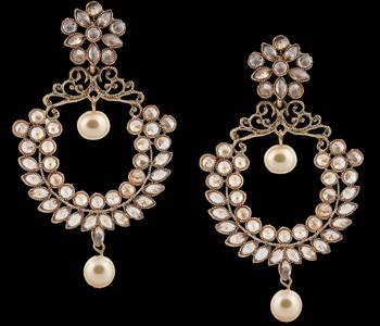 Brown Pearl Earrings 2
