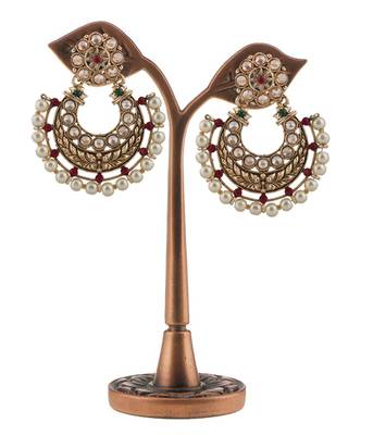 Gold Pearl Earrings 2