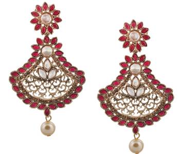 Pink Pearl Earrings 1