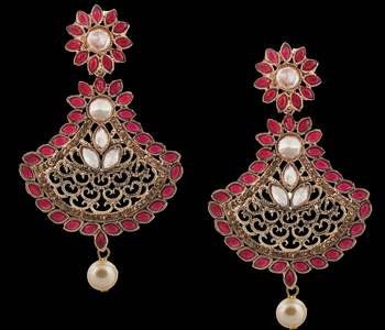 Pink Pearl Earrings 2