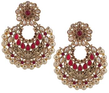 Pink Pearl Earrings 1