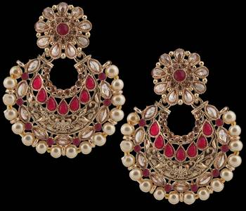 Pink Pearl Earrings 2