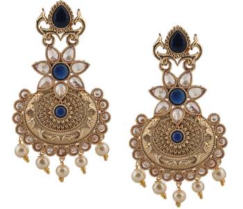 Blue Pearl Earrings 1