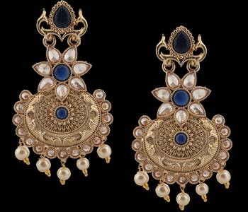 Blue Pearl Earrings 2