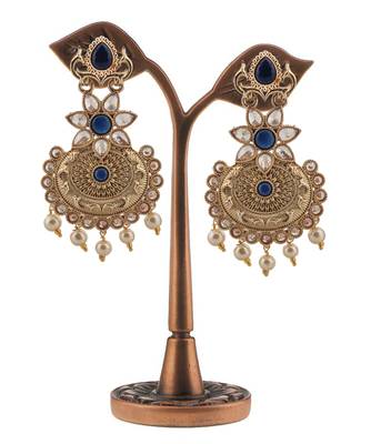 Blue Pearl Earrings 3