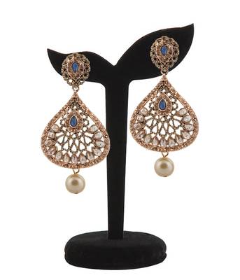 Blue Pearl Earrings 3
