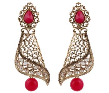 Pink Pearl Earrings 1