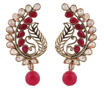 Pink Pearl Earrings 1