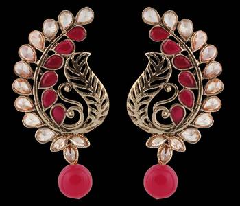 Pink Pearl Earrings 2