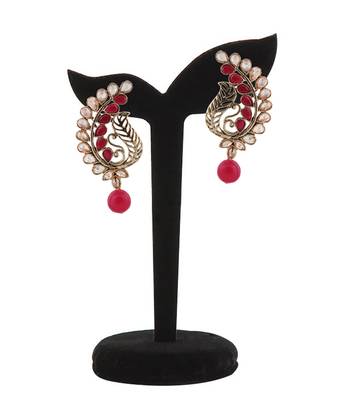 Pink Pearl Earrings 3