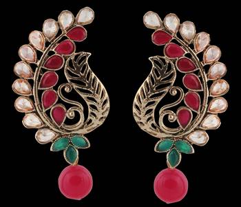 Pink Pearl Earrings 2