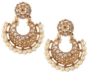 Brown Pearl Earrings 1