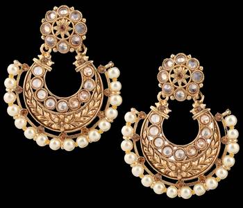 Brown Pearl Earrings 2