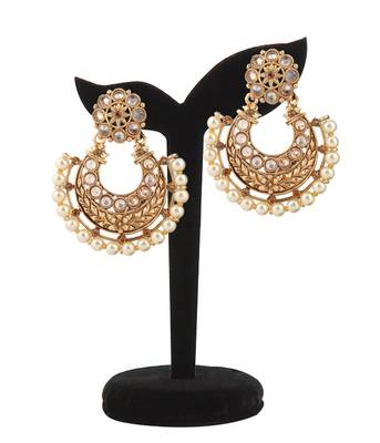 Brown Pearl Earrings 3