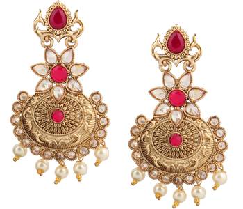 Pink Pearl Earrings 1