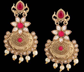 Pink Pearl Earrings 2