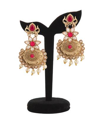 Pink Pearl Earrings 3