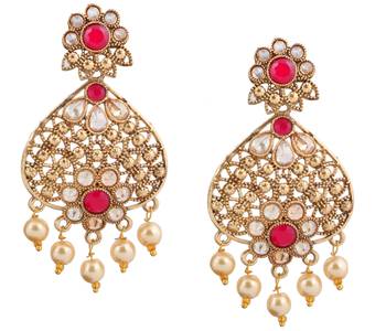 Pink Pearl Earrings 1