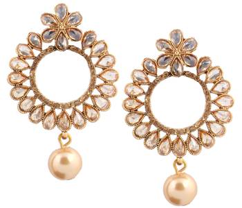 Brown Pearl Earrings 1