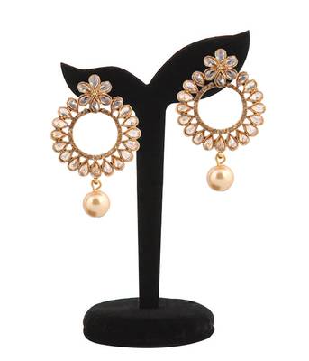 Brown Pearl Earrings 3