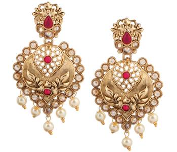 Pink Pearl Earrings 1