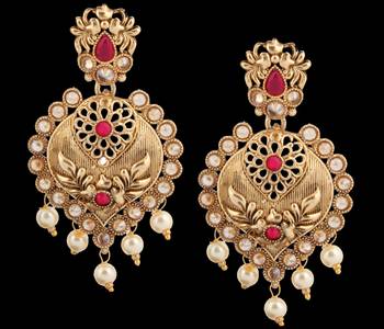 Pink Pearl Earrings 2